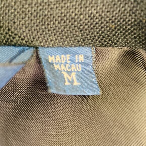 POLO by RALPH LAUREN Size M Black Linen Notch Lapel Sport Coat - Picture 9 of 10